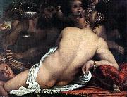 CARRACCI, Annibale Venus with a Satyr and Cupids oil painting reproduction